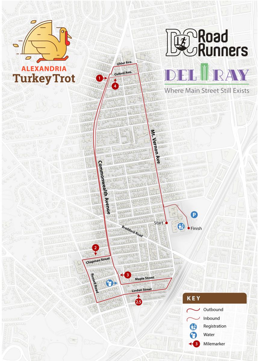 Alexandria Turkey Trot Course